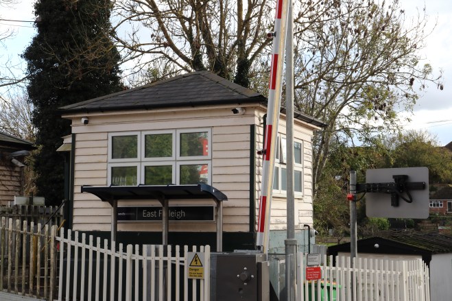 East Farleigh Railway Station Signal Box and Level Crossing