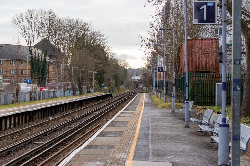 Maidstone barracks railway station